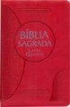 BIBLIA LUXO VERMELHA EMBORRACHADA ( LETRA GRANDE )