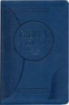 BIBLIA LUXO AZUL EMBORRACHADA ( LETRA GRANDE )